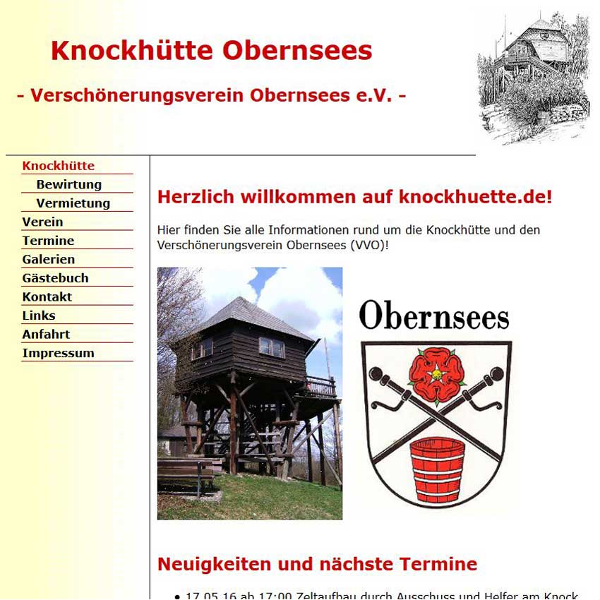 Knockhütte Obernsees